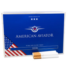 Гильзы для сигарет American Aviator 500 штук King Size 8 мм